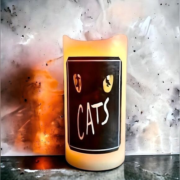 CATS Broadway Musical Flameless Candle - Picture 1 of 5